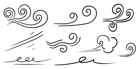 Windy Clipart Black And White