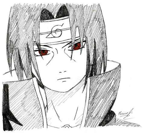 Itachi Sketch by PDJ004 on DeviantArt