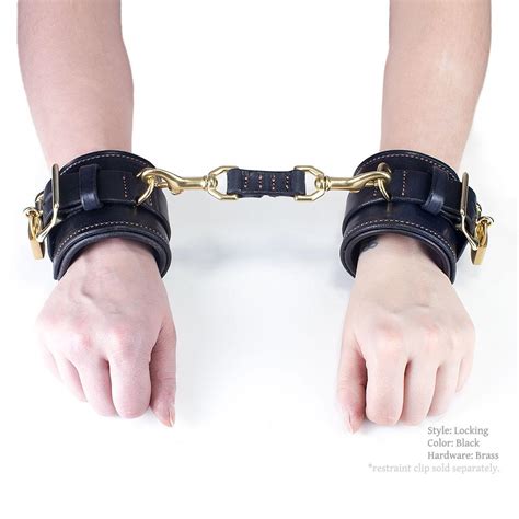 Heavy Duty Locking Cuffs | Leather BDSM | LVX Supply & Co.