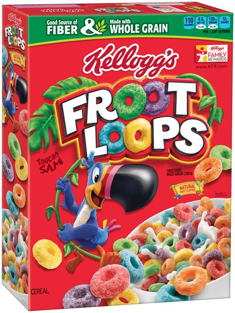 Kellogg's Froot Loops Breakfast Cereal, Fruit Flavored, Original, Oz ...