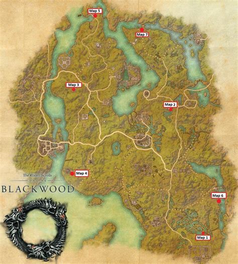 The ESO Blackwood Treasure Maps Locations – Regular and Collector ...