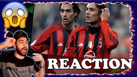 Paolo Maldini and Nesta The Art Of Defending REACTION - YouTube