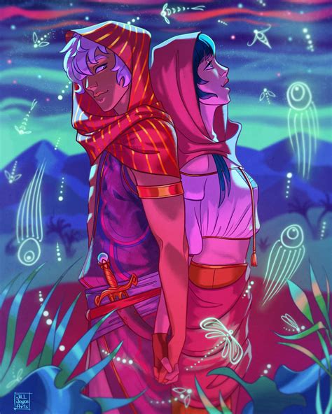 The Arcana Fan Art | Asra and Nell by JillJoyceArts on DeviantArt