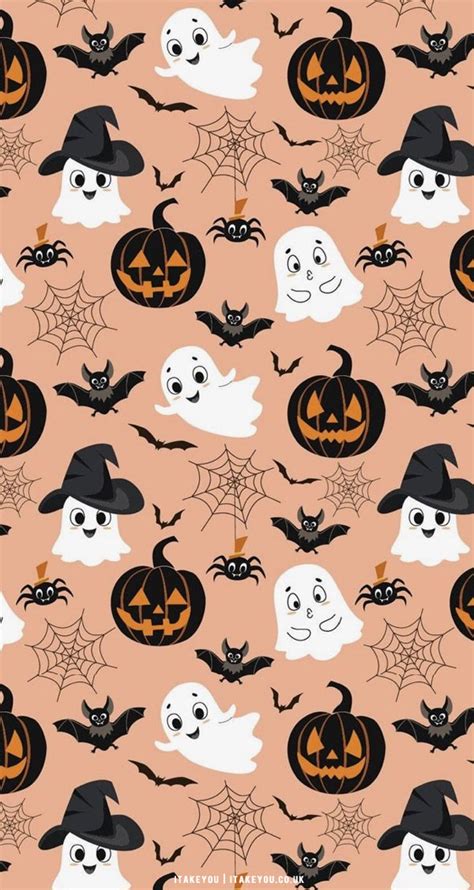 10 Cute Halloween Wallpaper Ideas for Phone & iPhone : Cute Ghost ...