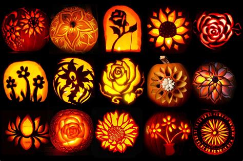 25+ Beautiful Floral Pumpkin Carving Ideas 2020 | Творческие идеи, Идеи