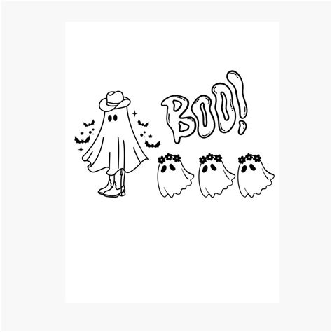 Halloween Coloring Sheet for Kids Boo Ghost Funny Coloring Page - Etsy