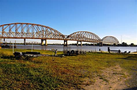 Фото Old Allen-Long Bridge, Morgan City, LA в городе Морган-Сити