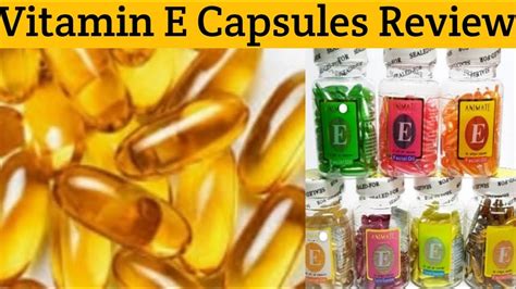 Vitamin "E" Capsules Review, Benefits, Uses, Side Effects ||For face ...