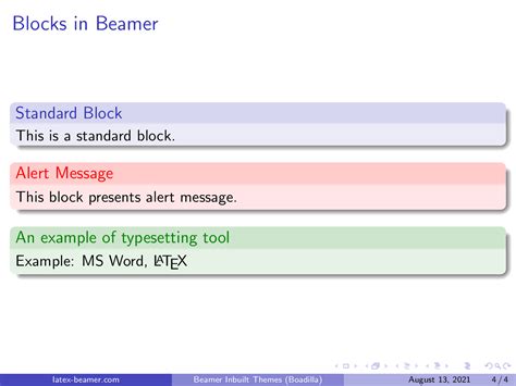 Beamer Themes - Full List - Page 2 of 5 - LaTeX Beamer