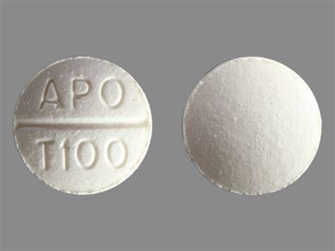 ROUND WHITE apo t100 Images - Trazodone Hydrochloride - trazodone ...