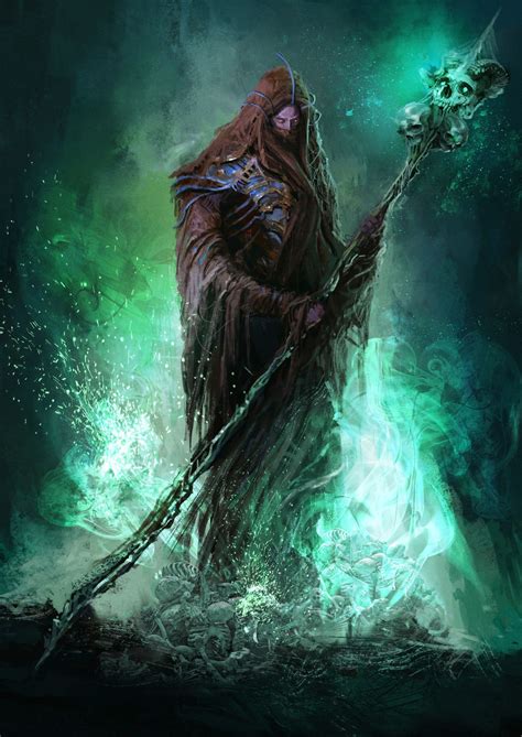 Necromancer – horror conceüt by Dima Zasimovich | Dark fantasy ...