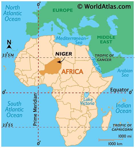 Niger World Map