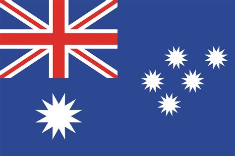 australian flag design 16093747 Vector Art at Vecteezy