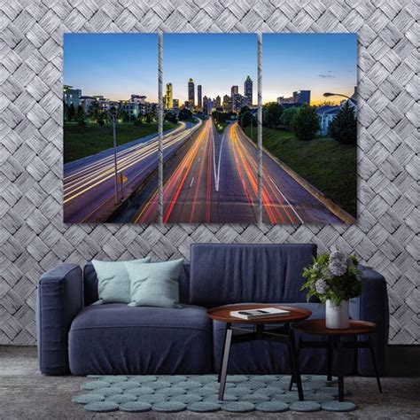 Atlanta Skyline Atlanta Wall Art Atlanta Art Atlanta Poster | Etsy