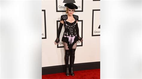 Madonna wears risque outfit at Grammys, shows off her thong | Fox News