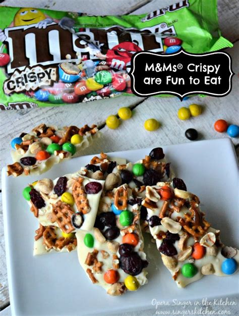 M&M's® Crispy are Fun to Eat - Opera Singer in the Kitchen