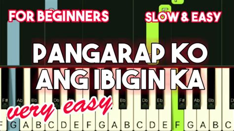 REGINE VELASQUEZ - PANGARAP KO ANG IBIGIN KA | SLOW & EASY PIANO ...