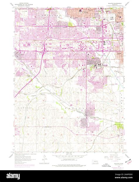 Map of ralston hi-res stock photography and images - Alamy