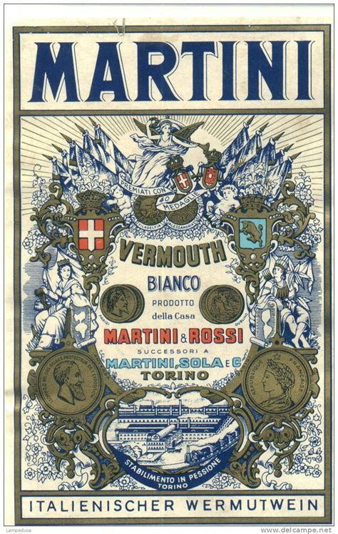 Old style Martini vermouth label | Vintage italian posters, Vintage ...