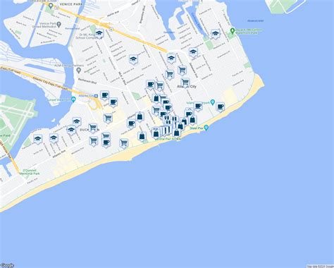 Atlantic City Boardwalk Shops Map - 02/2022