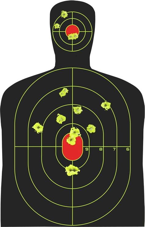 Kefit 12x18 Inch Splatter Reactive Targets for Pistol Shooting - 10 Pack