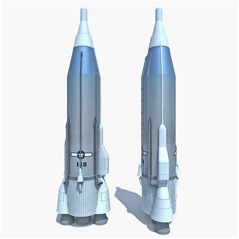 atlas rocket 3d model