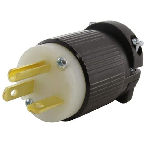 AC WORKS 20 Amp 250-Volt NEMA 6-20P 3-Prong Industrial Grade Have Duty ...