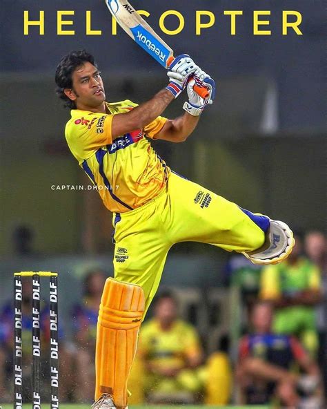 Ms Dhoni Helicopter Shot Wallpapers In Csk