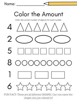 FREE 123 Worksheet Pack for Preschool (5 Pages + Puzzle Game ...