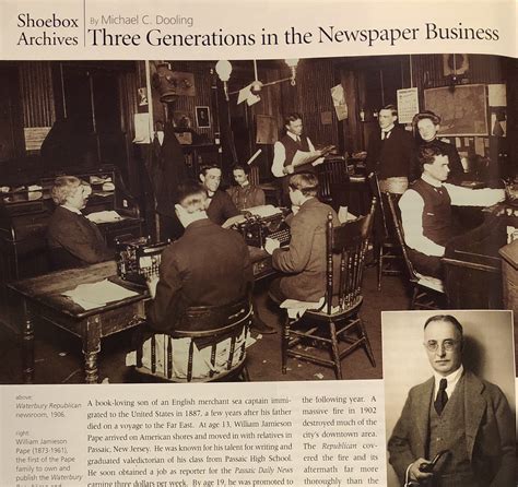 Waterbury: Three Generations in the Newspaper Business - Connecticut ...