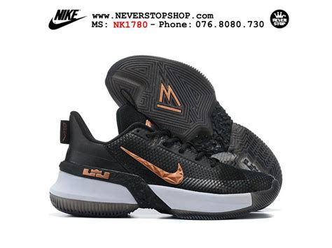 Giày bóng rổ NIKE LEBRON AMBASSADOR 13 BLACK BRONZE chuyên ...