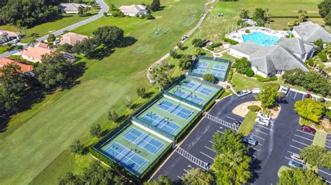 Florida 55+ Communities With Pickleball Courts