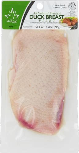 Maple Leaf All Natural Boneless Fresh Duck Breast, 7.5 Oz - Smith’s ...