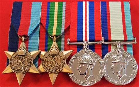 REPLICA WW2 PACIFIC CAMPAIGN MEDAL GROUP AUSTRALIA MOUNTED – JB ...