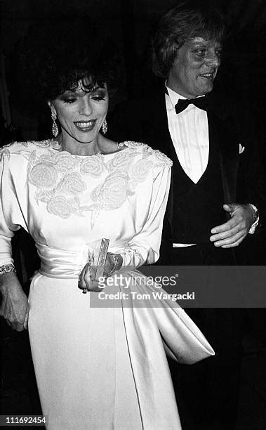 Joan Collins And Peter Holm At Private Party In Mayfair May 1985 Photos ...