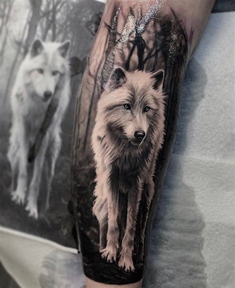 39+ Stunning Realistic wolf tattoo stencil image ideas