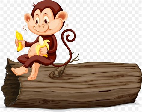 Free Clipart Monkey Banana