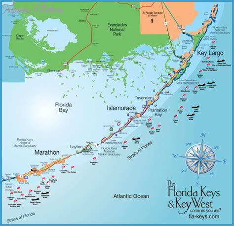 Marathon Florida Map - TravelsFinders.Com