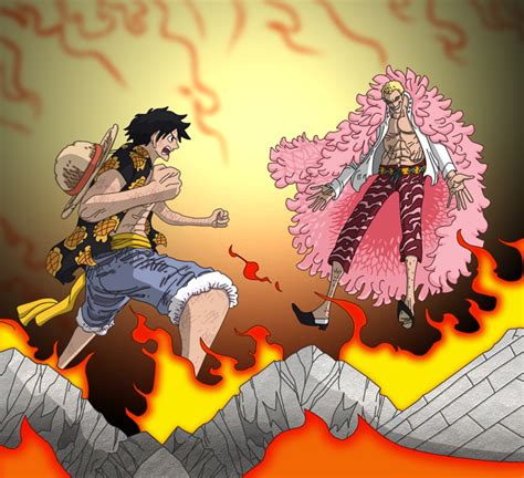 Luffy vs Doflamingo by Giamini on DeviantArt