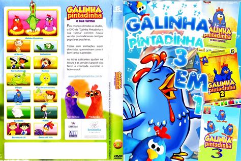 Galinha Pintadinha 3 Em1 | Capas Grátis