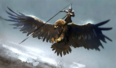 Giant Eagle Cavalry | Character art, Fantasy creatures, Dungeons and ...