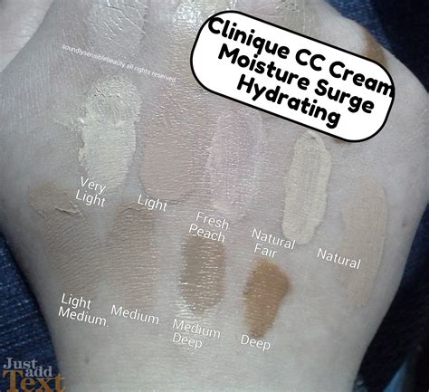 Clinique CC Cream Moisture Surge Hydrating Color Corrector SPF 30 ...