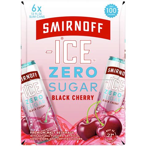 Smirnoff Ice Zero Sugar Black Cherry | GotoLiquorStore