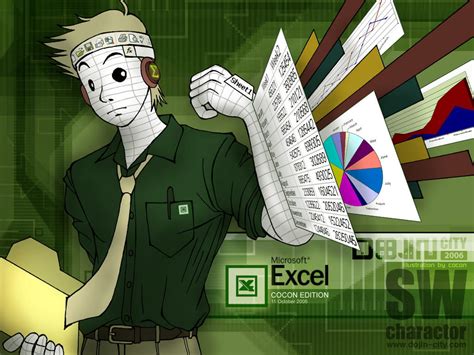 Microsoft Excel Man by cocon on DeviantArt