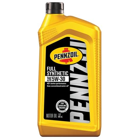 Pennzoil 5W-30 Full Synthetic Motor Oil , 1 Quart - Walmart.com ...