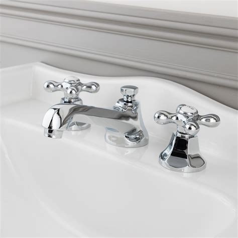 Cross Handle Bathroom Faucet 8 Inch – Everything Bathroom