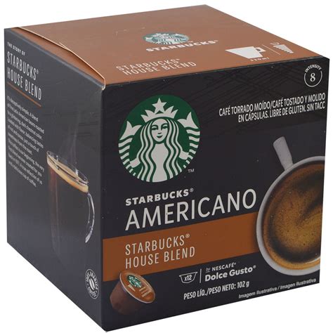 Capsulas STARBUCKS Café Americano House Blend - grupodiscouruguay