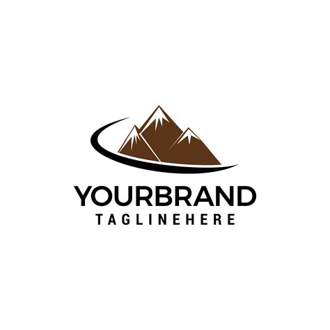 Mountain logo design concept template vector 590822 Vector Art at Vecteezy