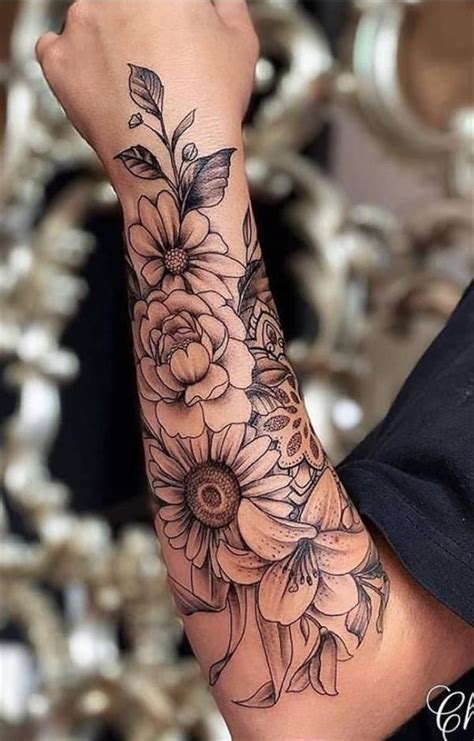 20 Beautiful flower tattoo design for woman to be more confident and ...