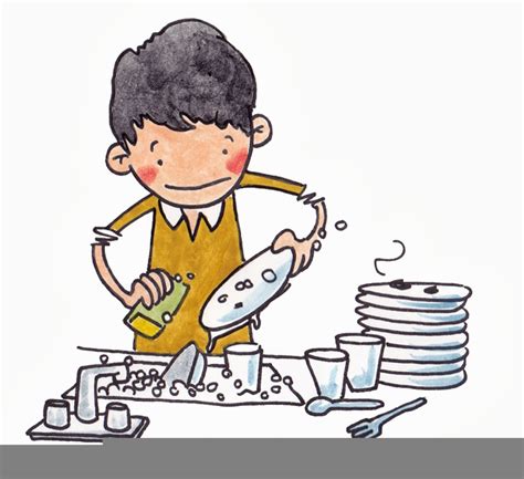 Man Doing Dishes Clipart | Free Images at Clker.com - vector clip art ...